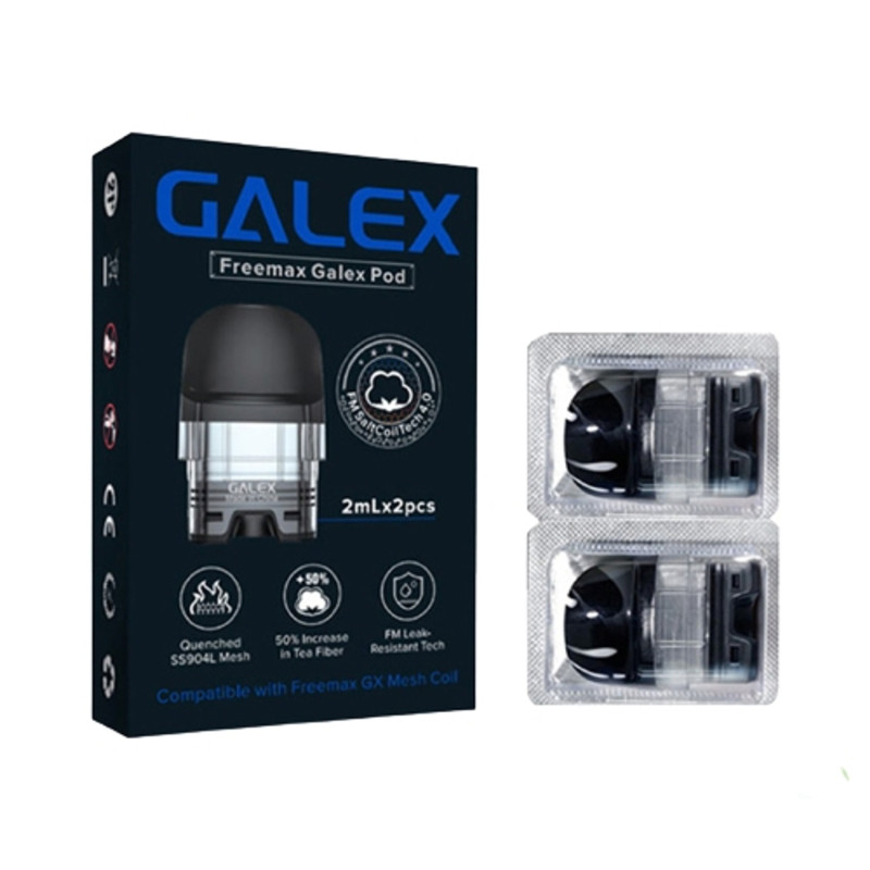 FREEMAX GALEX 2ML REFILLABLE REPLACEMENT POD 2PC/PK