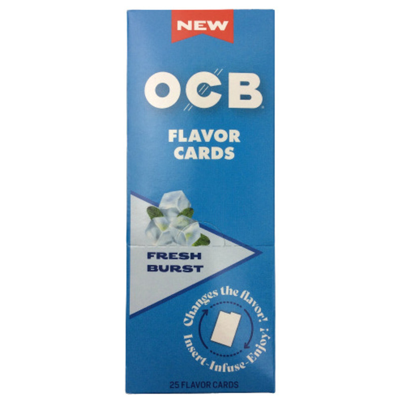 OCB FLAVOR CARDS 25CT/PK