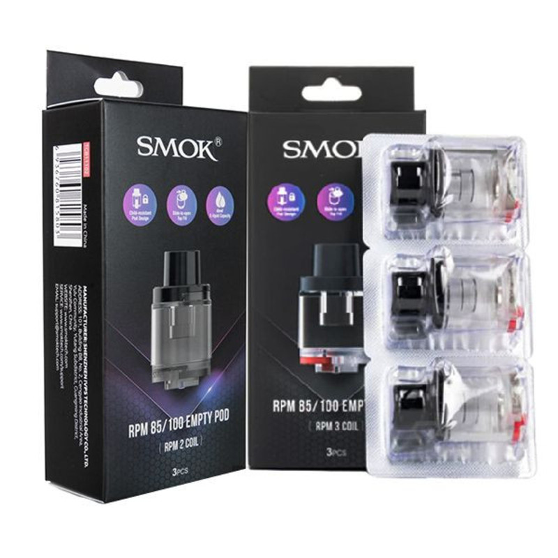 SMOK RPM 85/100 EMPTY POD 3CT/PK