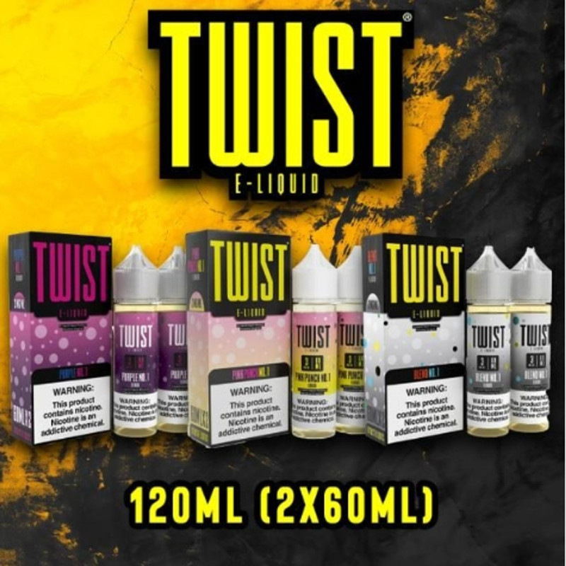 TWIST E-LIQUID TWIN PACK 120ML (2 X 60ML) 0MG