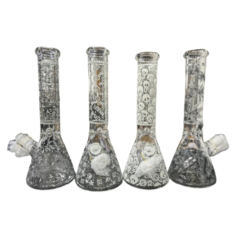 CLOVER 12" BEST HITS XL GLOW IN THE DARK WATER PIPE ASST. DESIGNS
