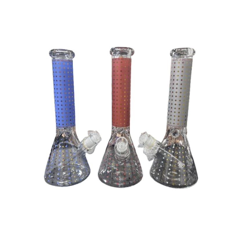 CLOVER 12" GOLDEN POLKA XL WATER PIPE ASST. COLORS