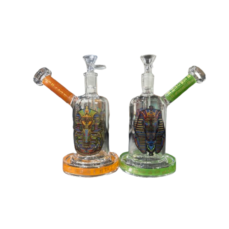 CLOVER 7" CURSE OF THE PHARAOH WATER PIPE ASST. COLORS