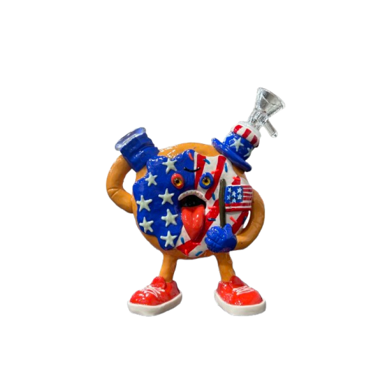 CLOVER 6.7" AMERICAN DONUT WATER PIPE