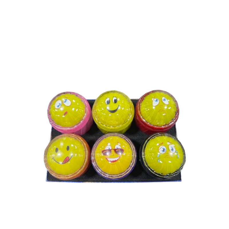 SMILING SPHERE 63MM ZINC & PLASTIC 4 LAYER GRINDERS 6CT/PK