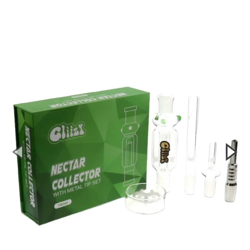 GLIIZY NECTAR COLLECTOR W/ METAL TIP SET 14MM