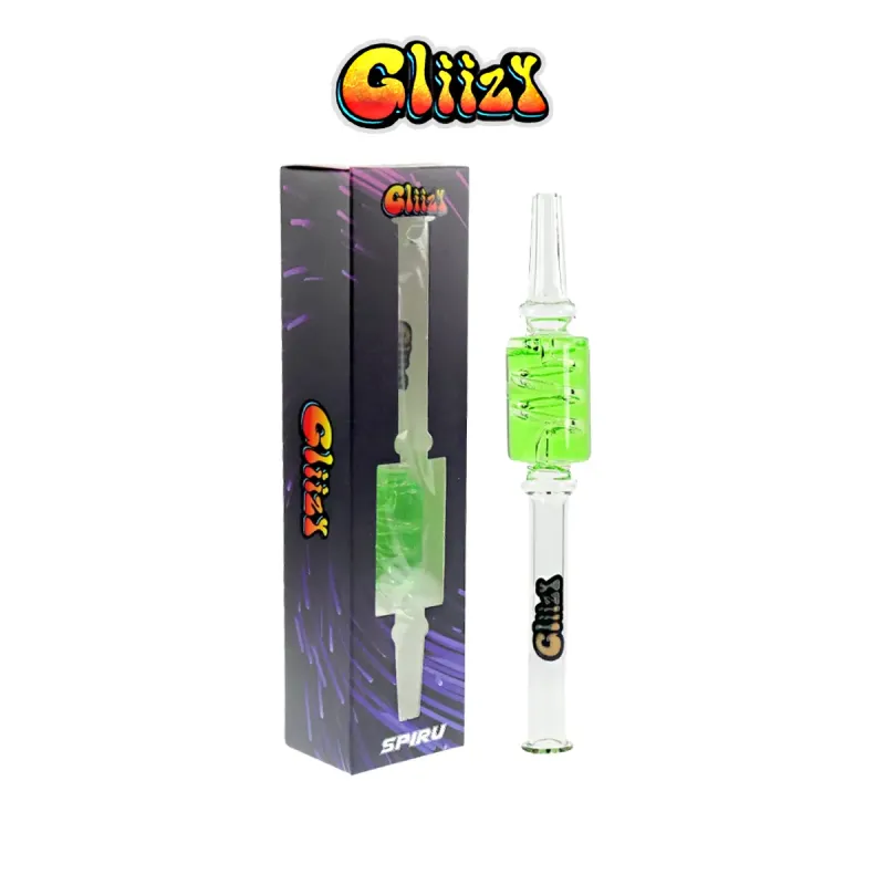 GLIIZY SPIRU GLASS HONEY STRAW 1CT.
