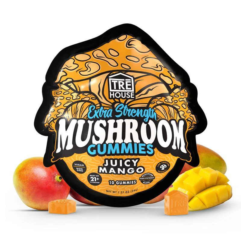 TRE HOUSE EXTRA STRENGTH MUSHROOM GUMMIES 10CT/PK