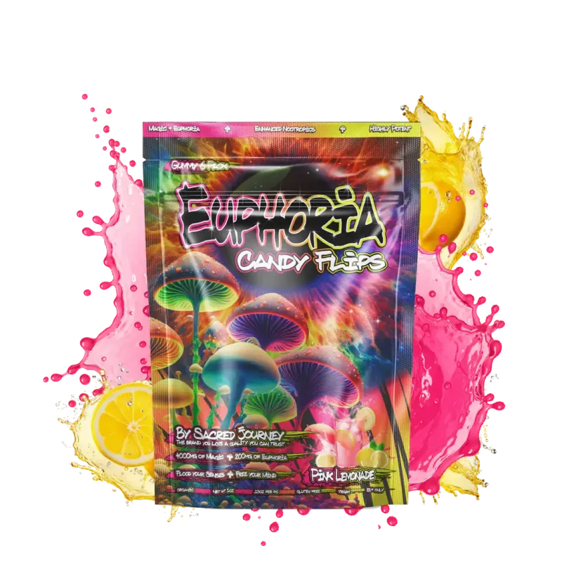SACRED JOURNEY EUPHORIA CANDY FLIP MUSHROOM GUMMIES 