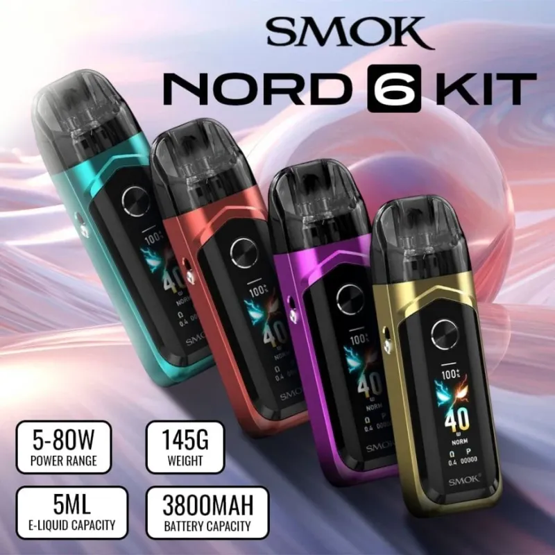 SMOK NORD 6 POD SYSTEM STARTER KIT