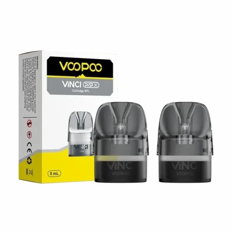 VOOPOO PNP X VINCI POD CARTRIDGE 5ML MTL 1CT.